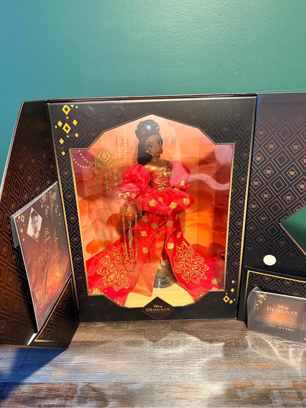 Disney Elegant Red & Gold Princess Fashion Doll